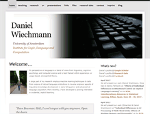 Tablet Screenshot of daniel-wiechmann.net